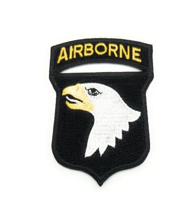 101st AIRBORNE Divisions Screaming Eagle Sew Iron on Embroidered Applique Badge R2667
