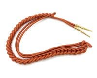 Aiguillette Brown Silky with gold Barrel tags