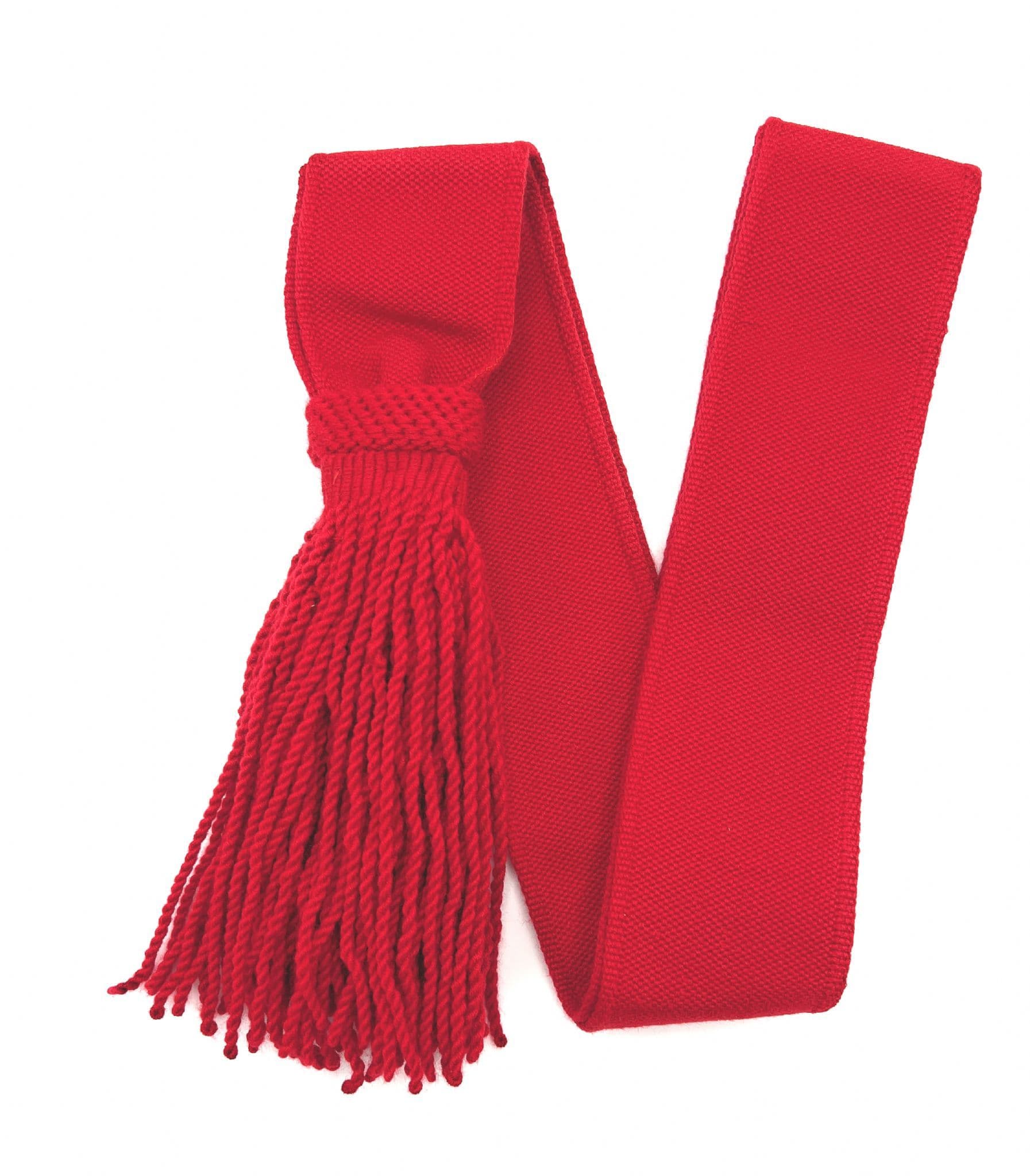 Sash Guard Army Sash Shoulder Sash Red Acrylic Sergeants Sgts Guards sash
