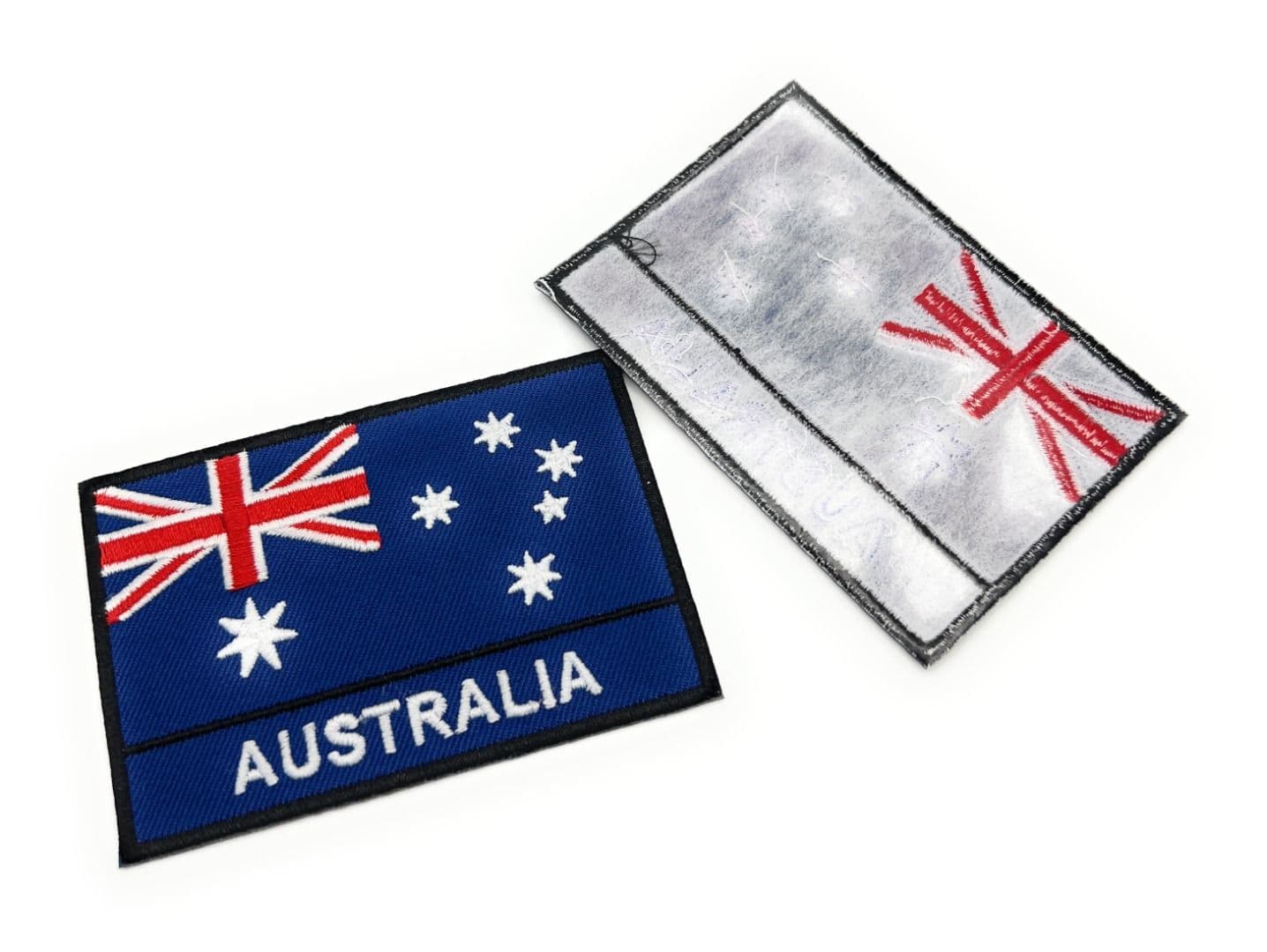 Flag Patch Australia - Embroidered Hook And Loop Appliqué, DIY - Foto 2