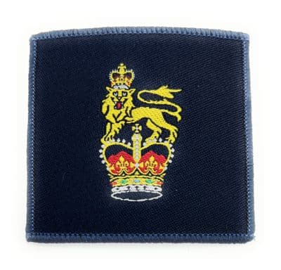 Badge Army General Staff Crown & Lion on Dark Navy Sold each