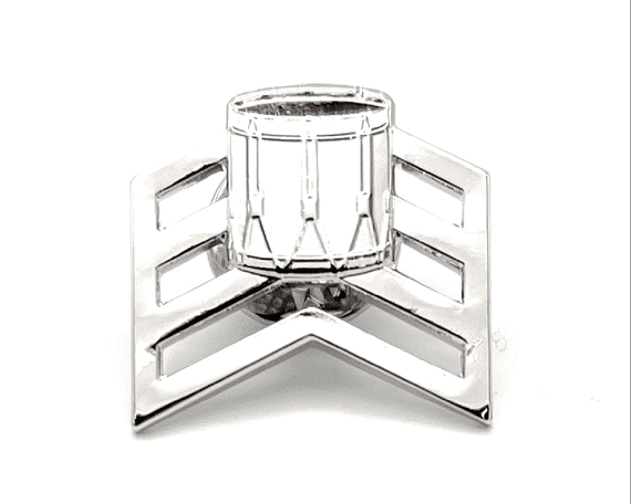 Badge Chrome Drum Major’s Lapel Badge R2807