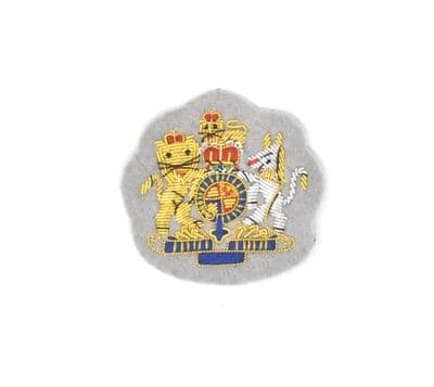 Badge Coat of Arms On Grey Cloth R2478