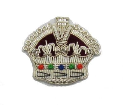 Badge Crown King's Crown Silver High Quality R734