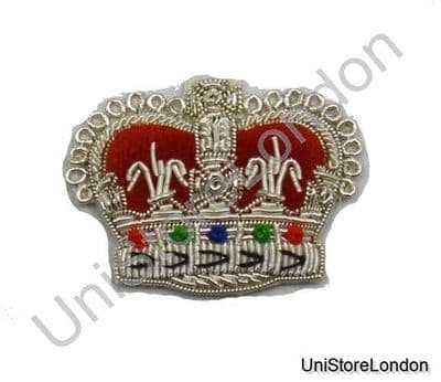 Badge Crown Queens Crown Silver High Quality R735