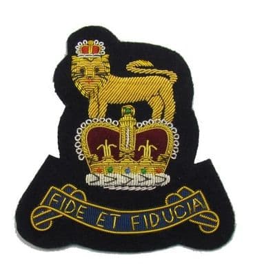 Badge Gold Crown & Lion R618