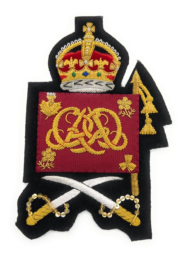 Badge King's Crown Colour Sergeants and Company Quartermaster