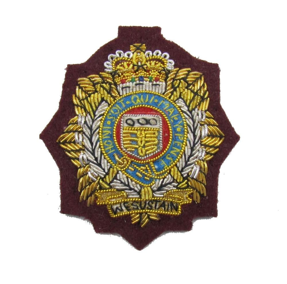 Rlc Ribbon Badge Royal Logistics Corps Beret Badge Maroon RLC R1616
