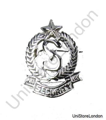 Badge Security Chrome Cap Badge R183