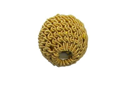 Ball Top Gold crochet knitted for Aiguillette Sold Each R1688
