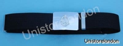 Belt black with Chrome buckle and Secuirty Badge R185