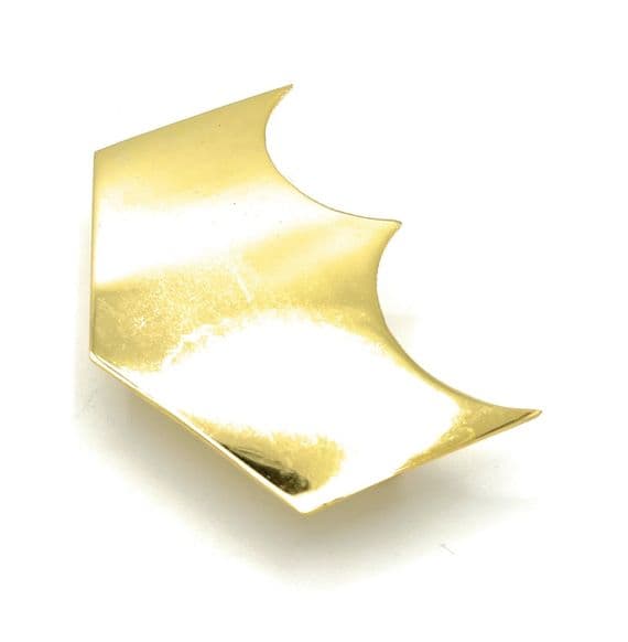 Belt Tips Metal Belt End Tips Gold 65mm wide R2813