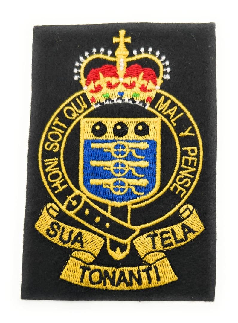 Blazer Badge RAOC on Black Queen’s Crown