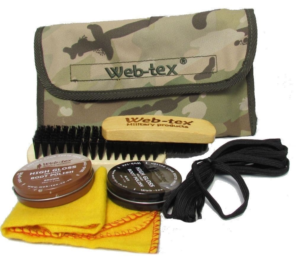 Shoe Cleaning Military Shoe Shine Kit Boot Shoe Polish Care Kit