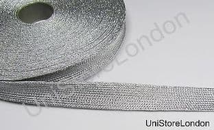 IRON ON BRAID (CHARCOAL) (25MM) PER M - Habby And Lace - Foto 10