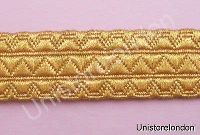 Braid Gold Mylar Mossonic lace 15mm R634