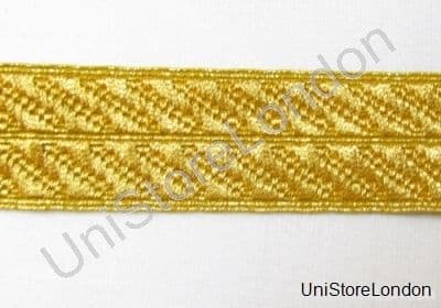 Braid Gold Mylar  Mossonic lace 28mm R938
