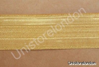 Braid Gold Mylar Naval Lace 25mm Wide  R668