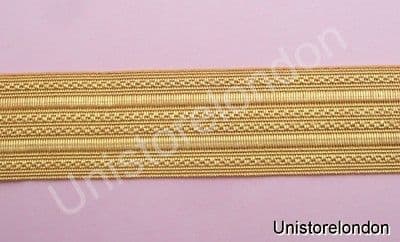 Braid Gold Wire Mossonic lace 25mm R638