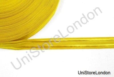 Braid Rank Lace Silky Yellow 13mm Wide R129Y