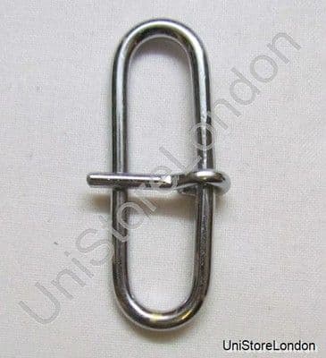 Buckle Sam Browne Brace Loop Buckle Chrome for 57mm Wide Belt R975