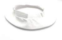 Cap Cover White Cotton Headwear Will fit 10.5 inch wide Top only