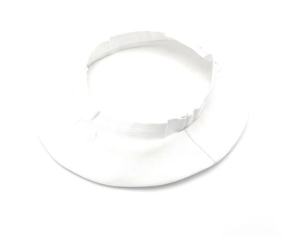Cap Cover White Cotton Headwear Will fit 10.5 inch wide Top only