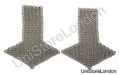 Chain mail Shoulder Board Pre WW1 Dress Tunic Chain Mail  Epaulette Chrome R1423