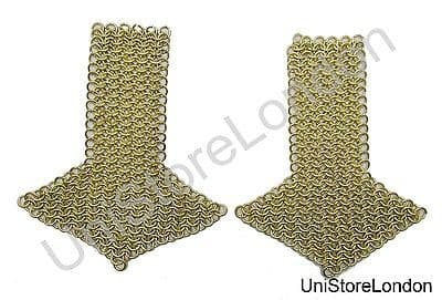 Chain mail Shoulder Board Pre WW1 Dress Tunic Chain Mail  Epaulette Gold R1425