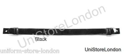 Chinstrap Black Patent Leather Backing 15mm Wide R1110