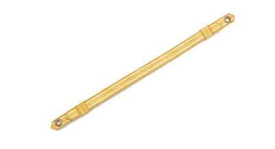Chinstrap Gold Wire13mm wide with Brass Eye Lets R277