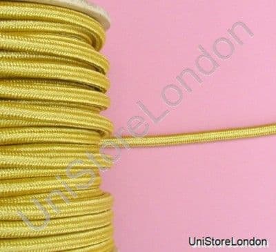Cord Gold Mylar Round 7.5mm R712