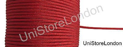 Cord Lace Piping Round Uniform Rank Braid Red Mylar 4 mm Sold by Meter R1478