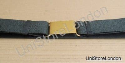 Courlene Belt Olive Green With Plain Gold Buckle R701