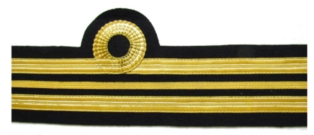 Cuff Ranks Cuff Rank Sleeve Cuff Curls Lt Cdr Navy Gold Wire Lieutenant Commander R971