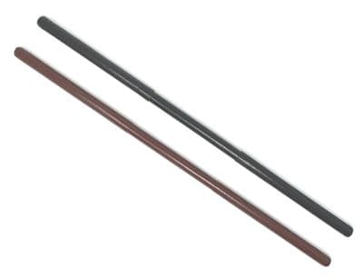 Drill Cane Leather Both Ends Wooden center Swagger Sticks 24 inch Long