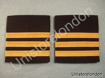 Epaulette 3 X1/4 inch Gold Bars 0237