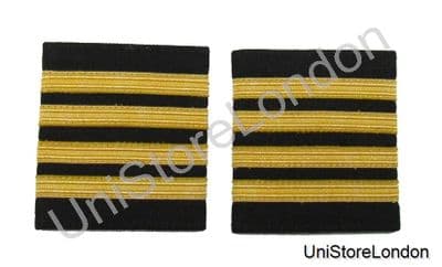 Epaulette 4 X1/4 inch Gold Bars 0149