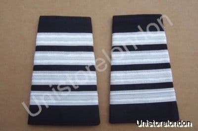 Epaulette Captain First Officer Pilot  4 Bars 0422