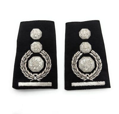 Epaulette Chief Fire Officer Slip On Silver wire embroidery