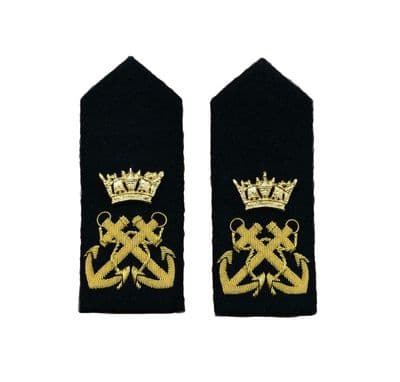 Epaulette Hard Curved Gold Bullion Wire Bosum