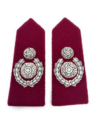 Epaulette Hard Deputy Chief Fire Officer Red