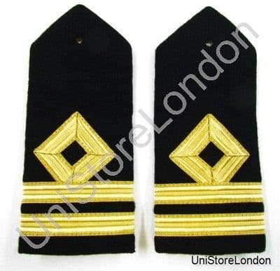 Epaulette Merchant Navy Hard Curved Lieutenant Lt MCA-EH-02