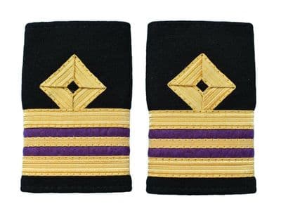 Epaulette Merchant Navy Rank Marking Slider Engineers Lieutenant Commander