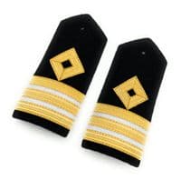 Epaulettes Dimond 3 Bars gold 2 White Bars Hard R2682