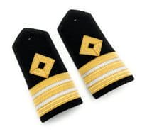 Epaulettes Dimond 3 Bars gold 2 White Bars Hard R2682