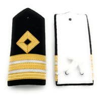 Epaulettes Dimond 3 Bars gold 2 White Bars Hard R2682
