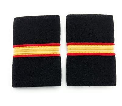 Epaulettes Merchant Navy Medical Junior Technician Gold Red