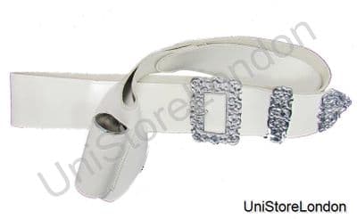 Flag Carrier,Belt Flag Holder, White Engraved Buckles Right Shoulder R815