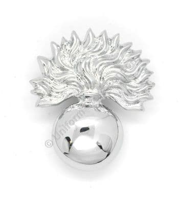 Fusilier Badge Chrome Finish Shanks Pin Fitting Sold Each